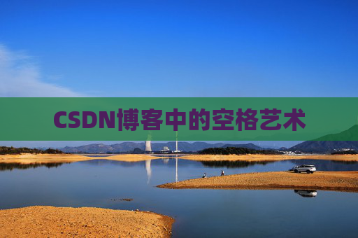 CSDN博客中的空格艺术
